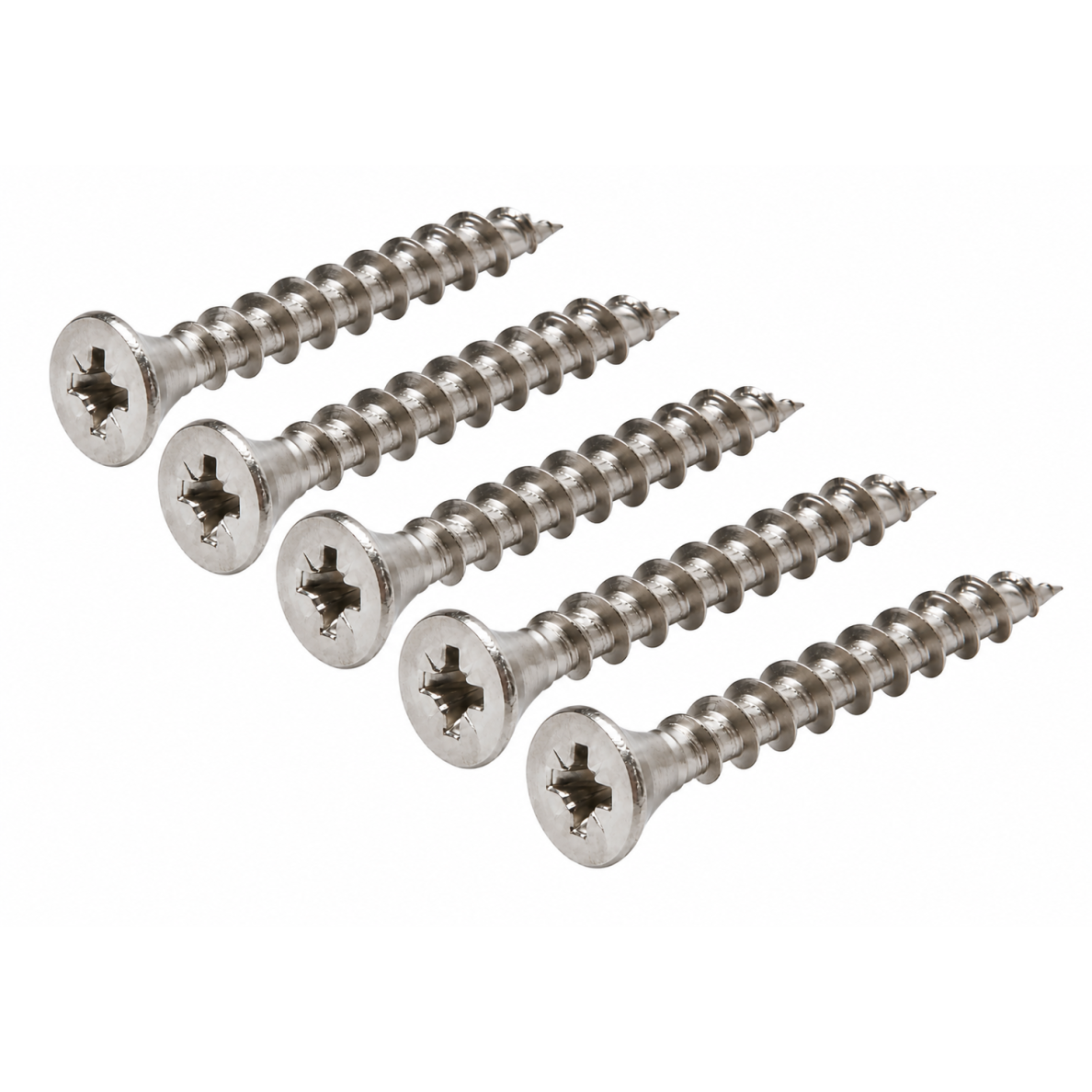 A2 stainless steel wood screws for fixing a flag holder to timber