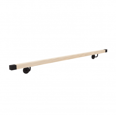 Sieninis turėklas 40x40/L2000mm 11 Sieninis turėklas 40x40/L2000mm 11