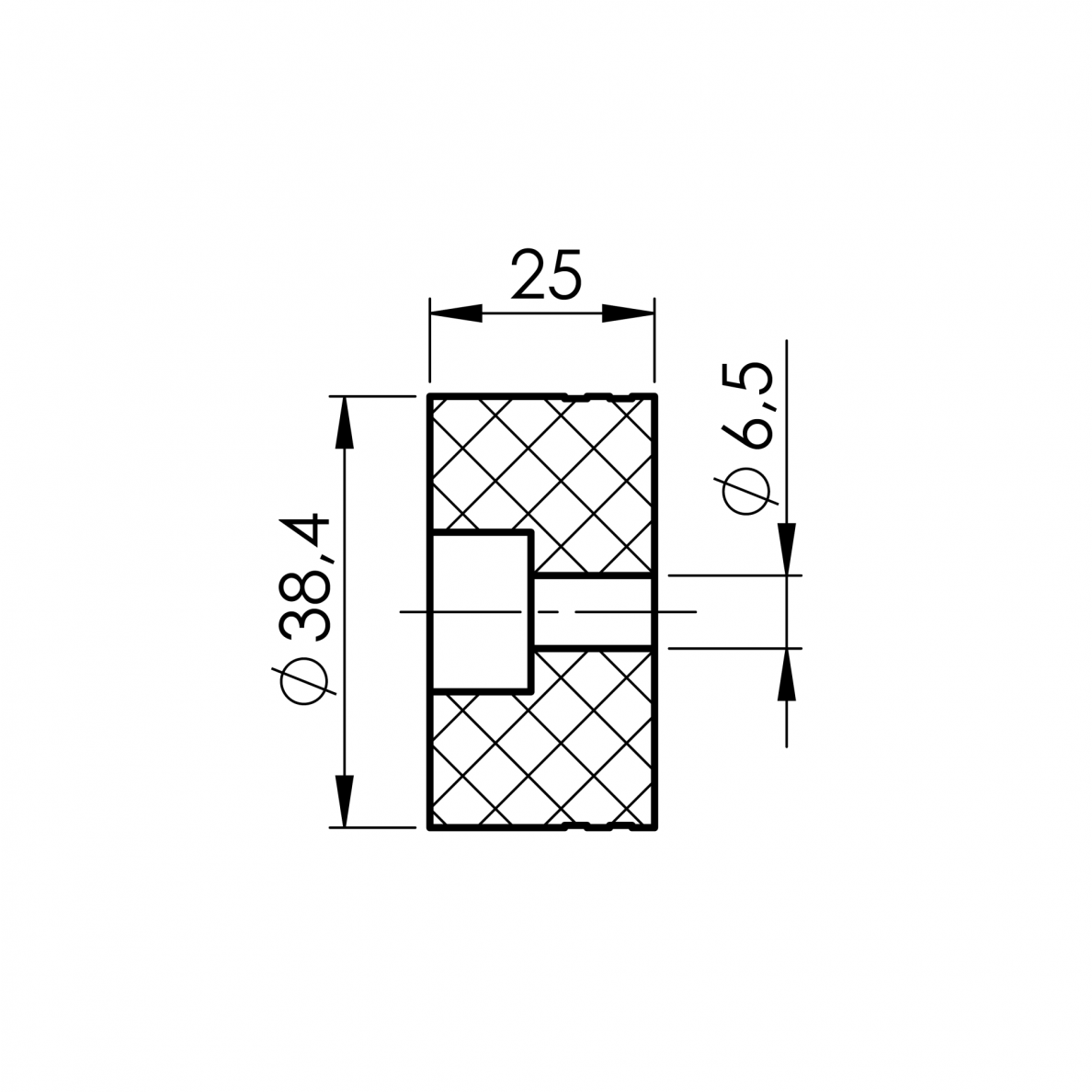 Medinio porankio aklės adapteris D42,4 1 Medinio porankio aklės adapteris D42,4 1
