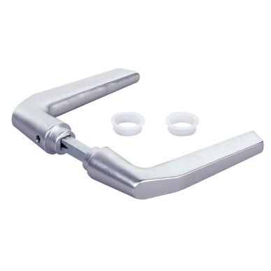 Aliuminio rankenų pora su 60 mm strypeliu Aliuminio rankenų pora su 60 mm strypeliu