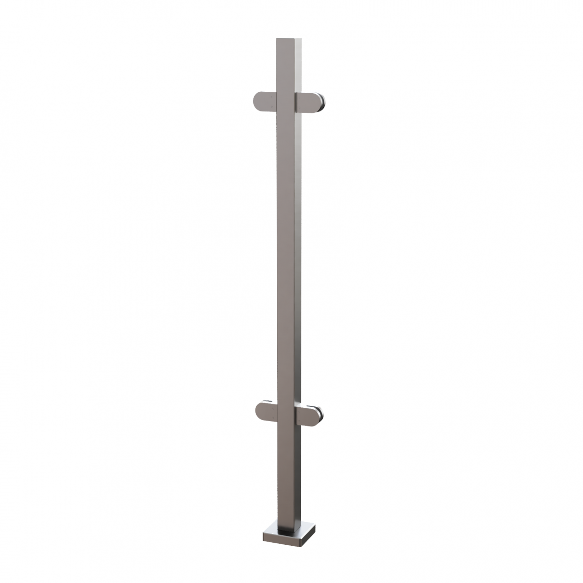 Balkono statramstis stiklui 40×40 H-1100 mm Balkono statramstis stiklui 40×40 H-1100 mm
