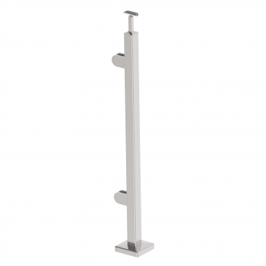 Balkono galinis statramstis stiklui 40×40 H-1060 mm (dešininis) Balkono galinis statramstis stiklui 40×40 H-1060 mm (dešininis)