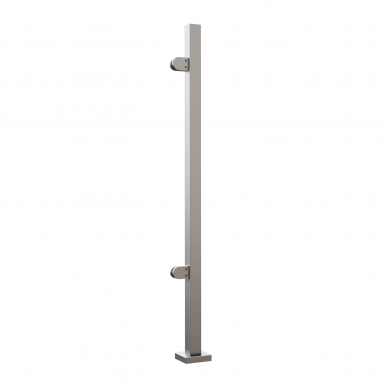 Balkono galinis statramstis 40×40 H-1100 mm (dešininis) Balkono galinis statramstis 40×40 H-1100 mm (dešininis)