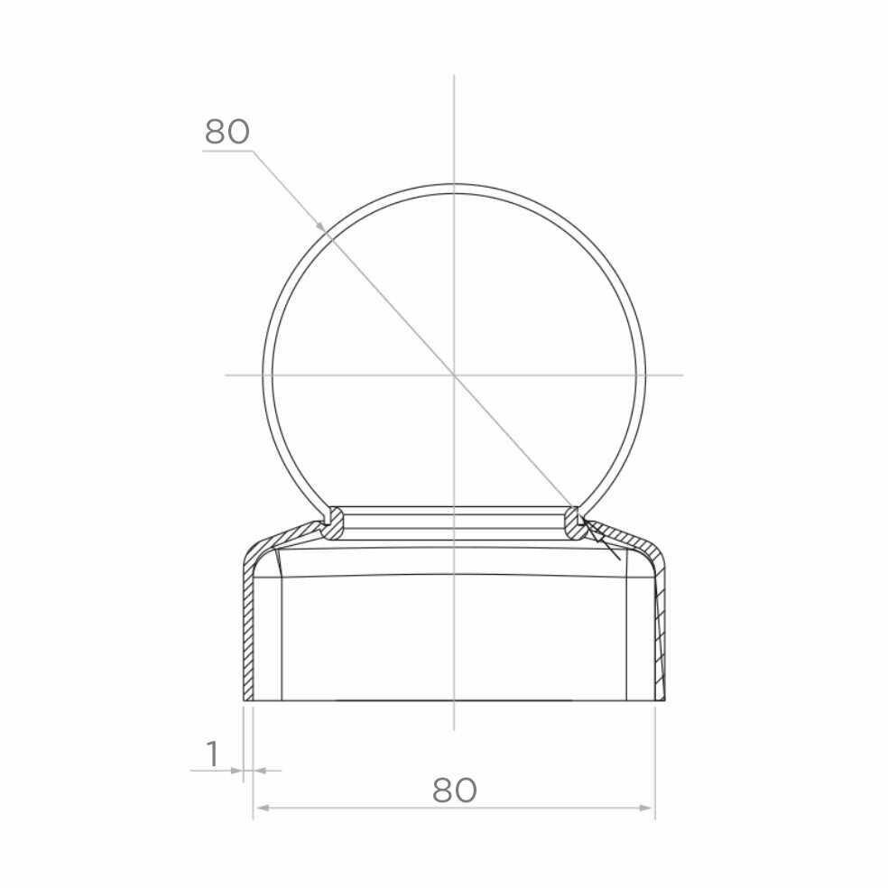 Dangtelis 80 x 80 mm 1
