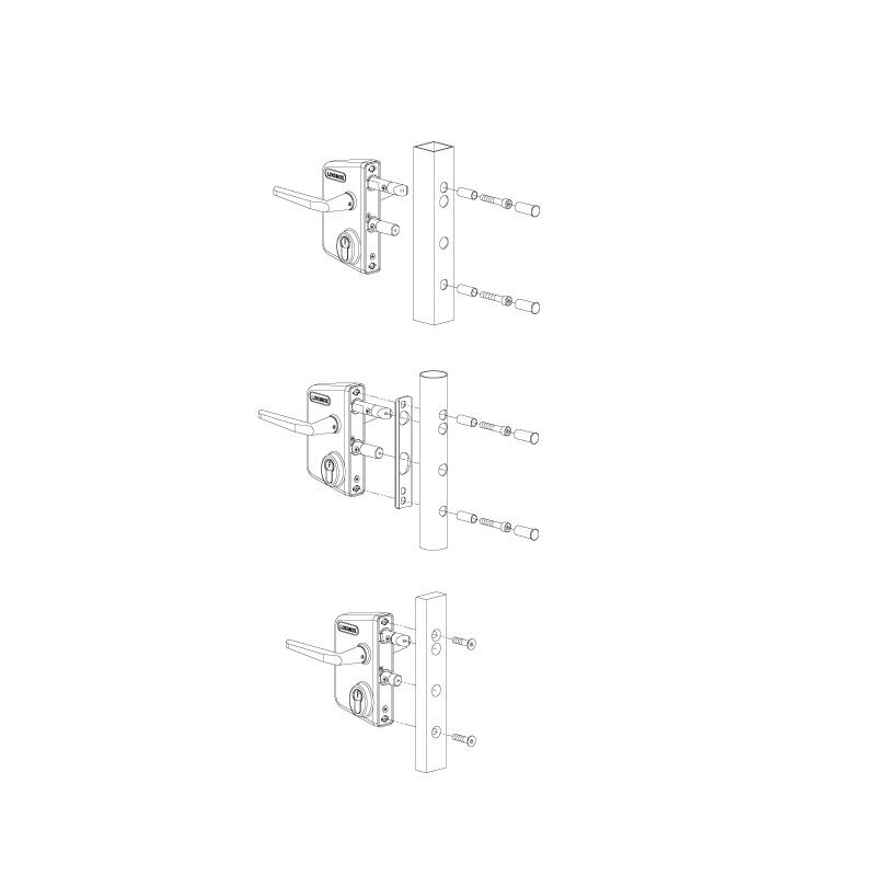Didelis pramoninis užraktas 30–50 mm 3 Didelis pramoninis užraktas 30–50 mm 3