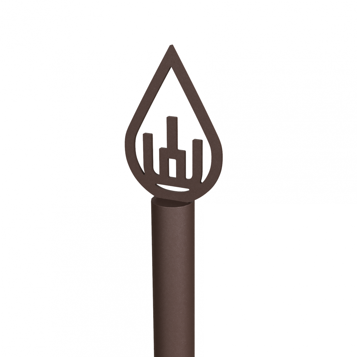 Double Flag Set with Brown Holder 3