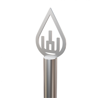 Double Flag Set with Stainless Steel Holder 3