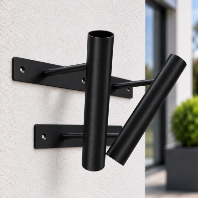 Double Flag Holder (Black) 3