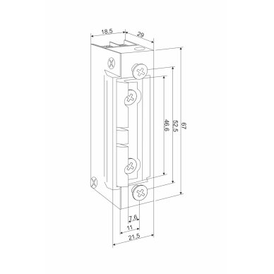 Elektromagnetinė sklendė 1 Elektromagnetinė sklendė 1