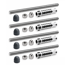 M6 Facade Fixing Set, Grey (4 pcs.)