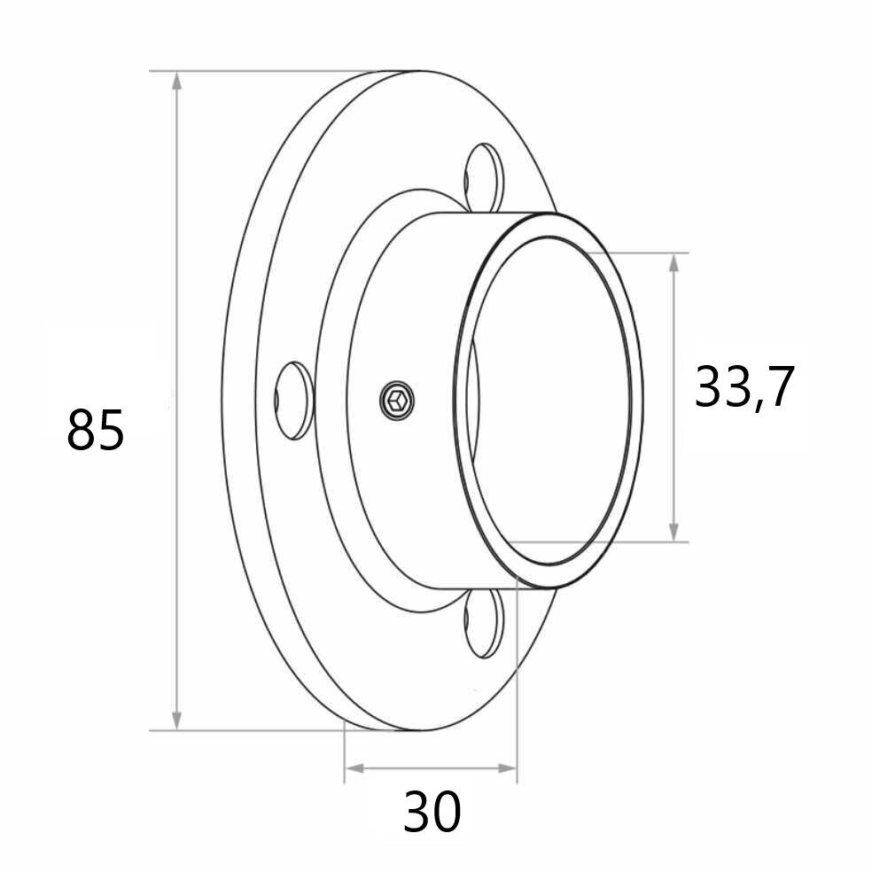 Flange D33.7 1 Flange D33.7 1