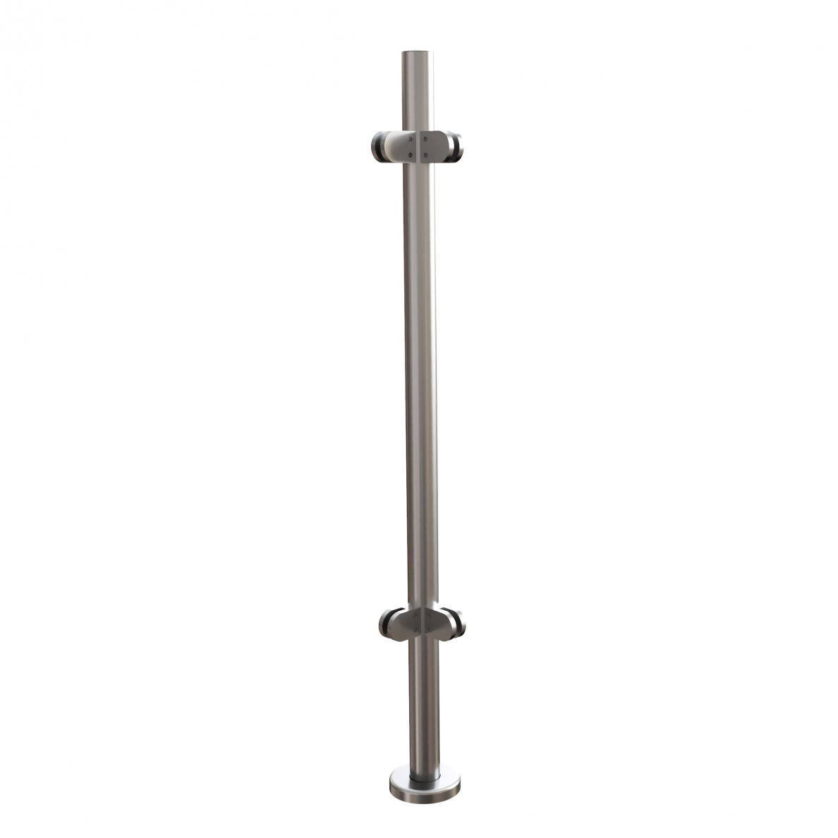 Turėklo statramstis stiklui H-1000 mm (kampinis) Turėklo statramstis stiklui H-1000 mm (kampinis)
