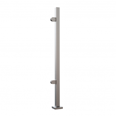 Galinis statramstis stiklui 40×40 H-1000 mm (dešininis) Galinis statramstis stiklui 40×40 H-1000 mm (dešininis)