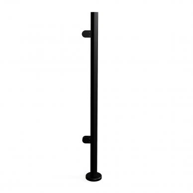 Galinis statramstis H-1000mm (Dešininis) RAL-9005 Galinis statramstis H-1000mm (Dešininis) RAL-9005