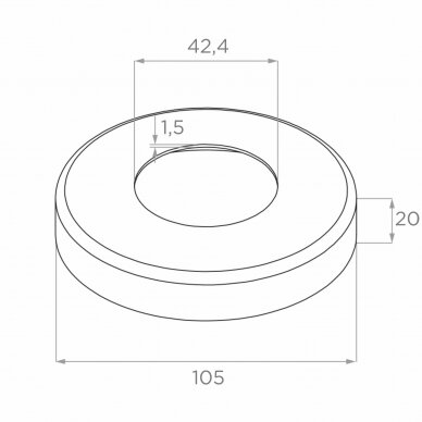 Turėklo statramstis stiklui H-1000 mm (kampinis) 4 Turėklo statramstis stiklui H-1000 mm (kampinis) 4