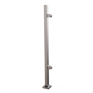 Galinis statramstis stiklui 40×40 H-1000 mm (kairinis) Galinis statramstis stiklui 40×40 H-1000 mm (kairinis)