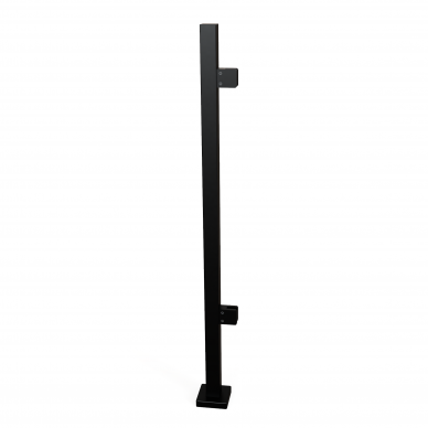 Galinis statramstis H-1000mm (kairinis) RAL-9005 Galinis statramstis H-1000mm (kairinis) RAL-9005