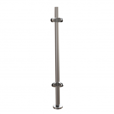 Turėklo statramstis stiklui H-1000 mm (kampinis) Turėklo statramstis stiklui H-1000 mm (kampinis)