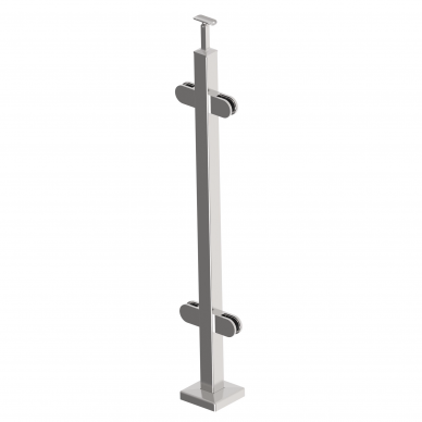 Turėklo statramstis stiklui 40×40 H-960 mm Turėklo statramstis stiklui 40×40 H-960 mm