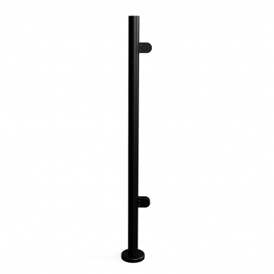 Galinis statramstis H-1000mm (kairinis) RAL-9005 Galinis statramstis H-1000mm (kairinis) RAL-9005