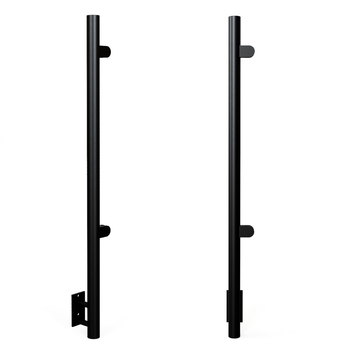 Kraštinis statramstis H-1130mm (dešininis) RAL-9005 Kraštinis statramstis H-1130mm (dešininis) RAL-9005
