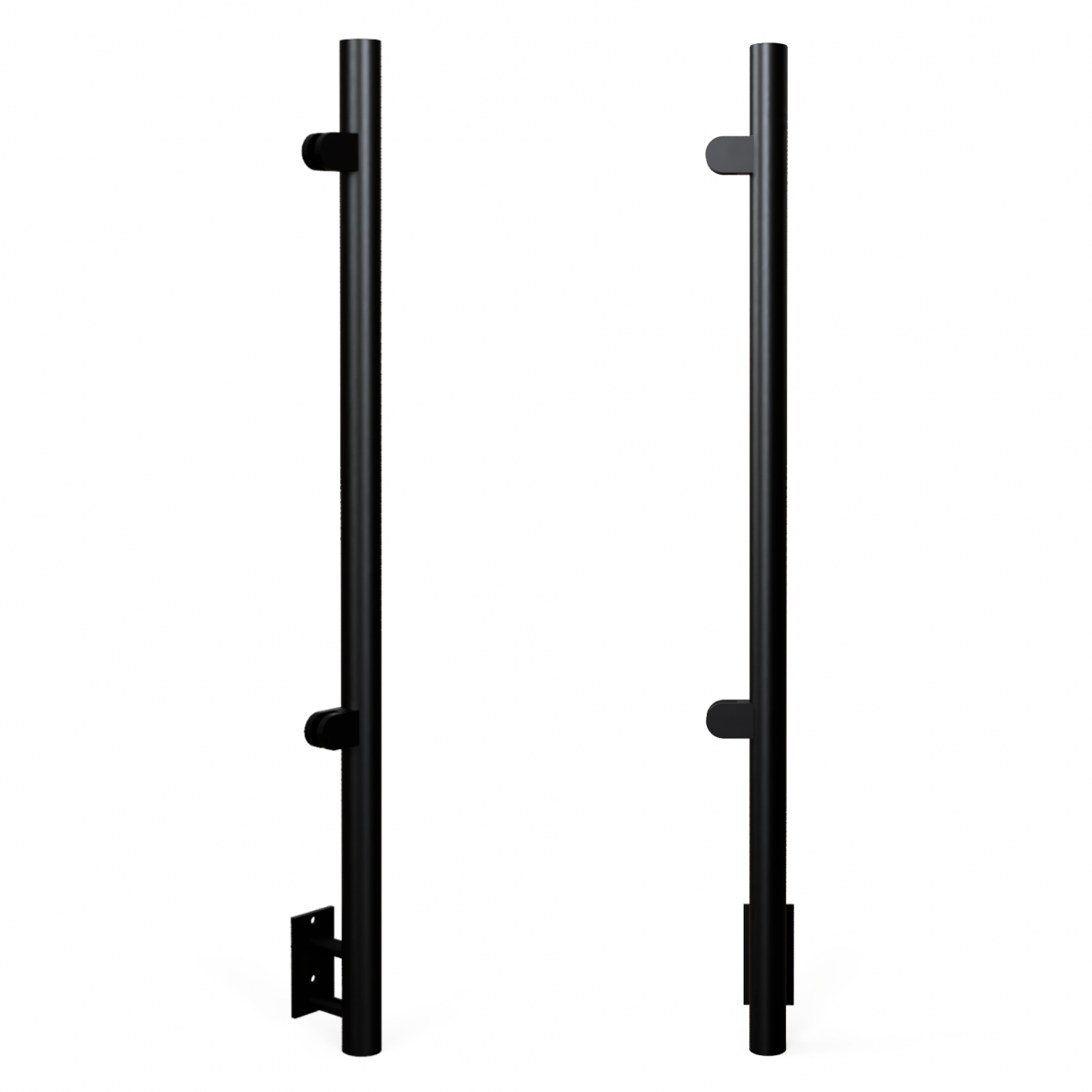 Kraštinis statramstis H-1130mm (kairinis) RAL-9005 Kraštinis statramstis H-1130mm (kairinis) RAL-9005