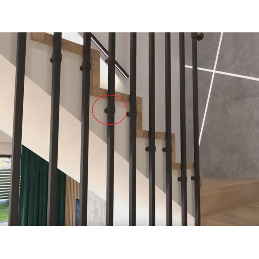 Laikiklis 20x20 vertikaliam profiliui (juodas) 4 Laikiklis 20x20 vertikaliam profiliui (juodas) 4
