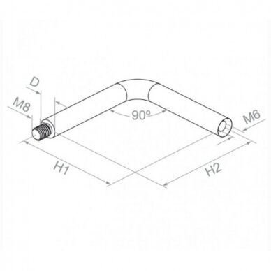 Bent Spigot Rod 1 Bent Spigot Rod 1