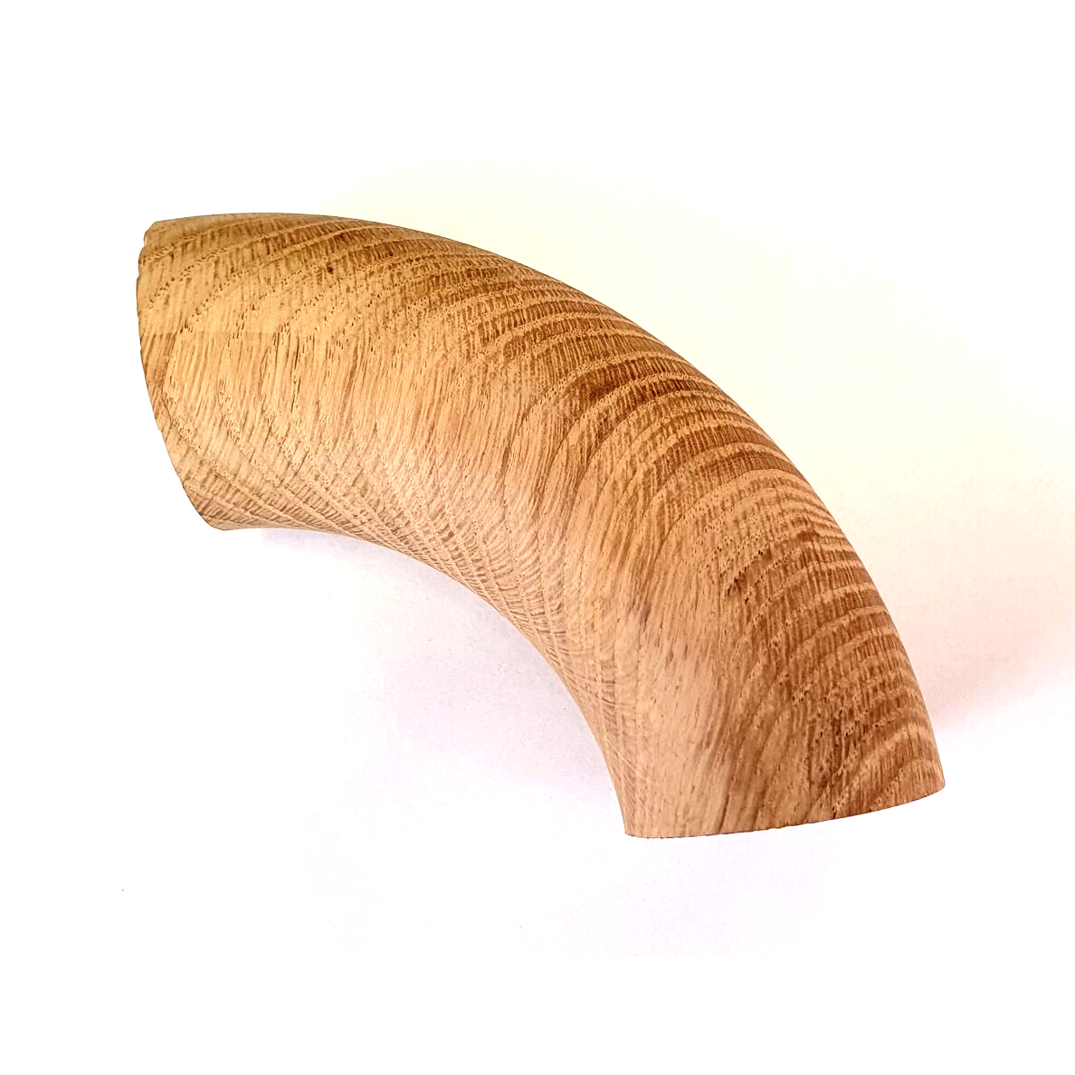 Solid Ash Wood Handrail Elbow Ø46 mm (Sanded)