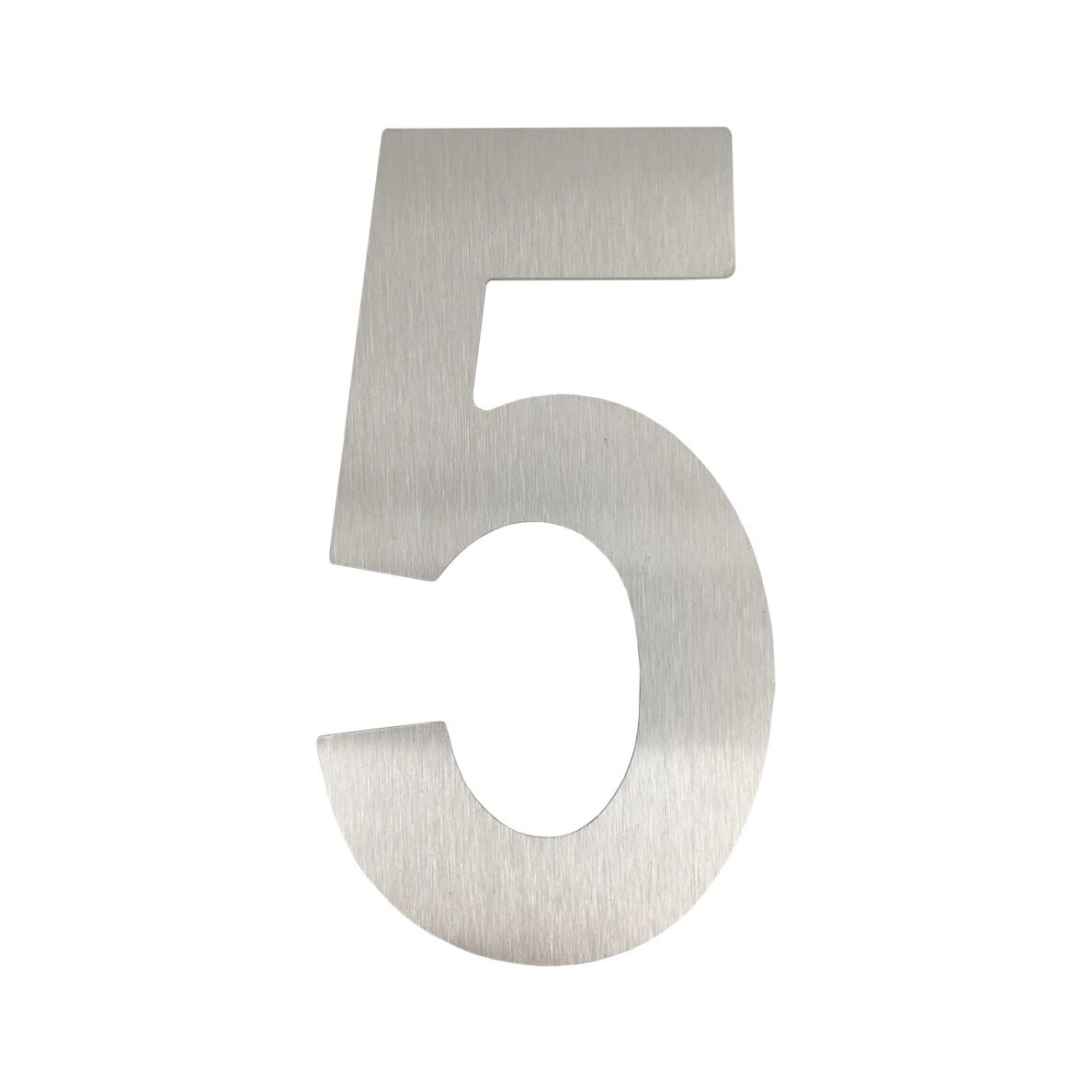 Namo numeris „5“ iš nerūdijančio plieno