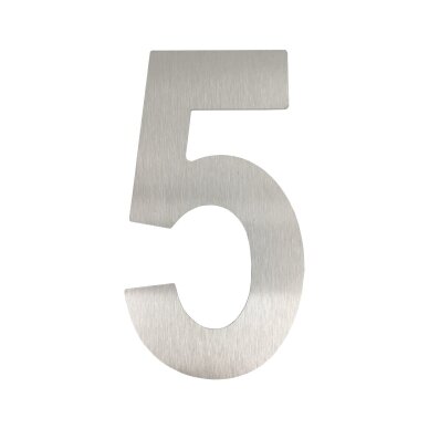 Namo numeris „5“ iš nerūdijančio plieno Namo numeris „5“ iš nerūdijančio plieno