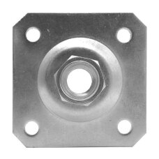 100x100x4 mm Mounting Plate for M20 Adjustable Gate Hinge
