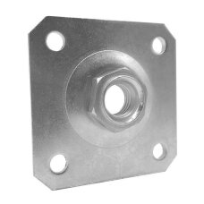 80x80x3 mm Mounting Plate for Adjustable M16 Gate Hinge