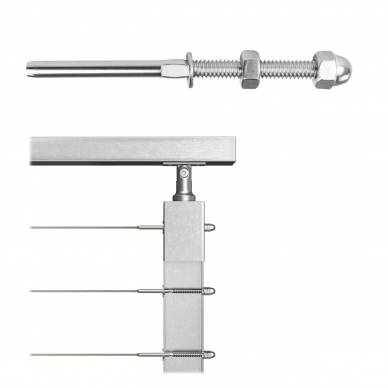 Presuojamas troso įtempėjas 4mm (dešininis) 4 Presuojamas troso įtempėjas 4mm (dešininis) 4