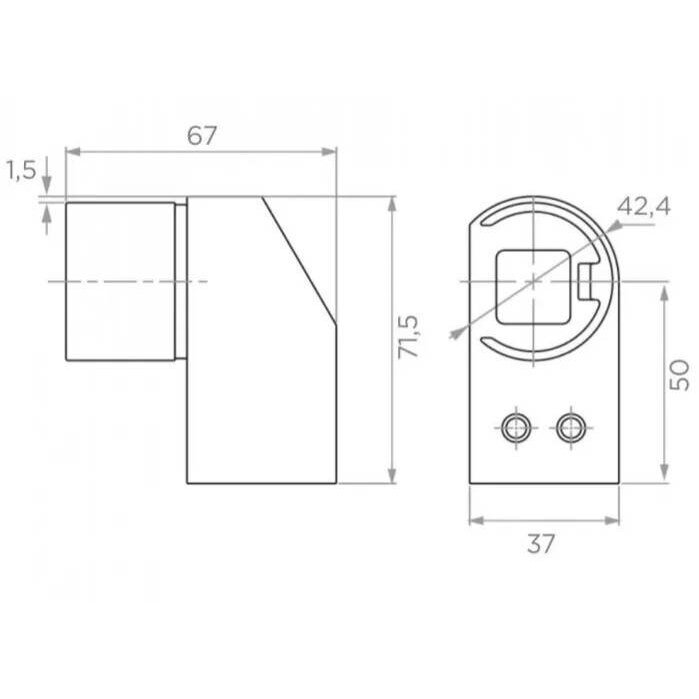 French Railing Bracket 1 French Railing Bracket 1