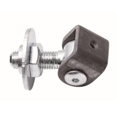 Adjustable Weld-On M20 Gate Hinge with Black Eye
