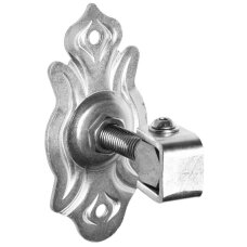 Adjustable Gate Hinge with Decorative Plate M16