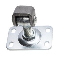 Adjustable Gate Hinge with 85 × 55 mm Rectangular Plate and M16 Thread