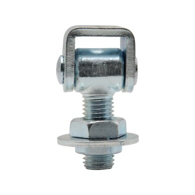 Adjustable M20 Gate Hinge with Zinc-Plated Eye Base Adjustable M20 Gate Hinge with Zinc-Plated Eye Base