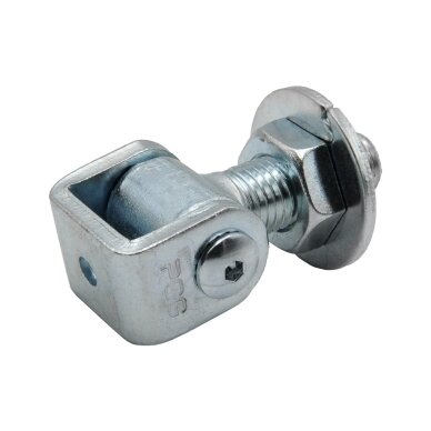 Adjustable M20 Gate Hinge with Zinc-Plated Eye Base 2 Adjustable M20 Gate Hinge with Zinc-Plated Eye Base 2