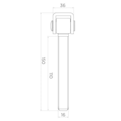 Adjustable Steel M16 Gate Hinge 1 Adjustable Steel M16 Gate Hinge 1