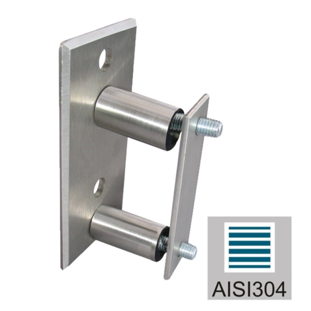 Flat Wall Railing Post Bracket 2 Flat Wall Railing Post Bracket 2