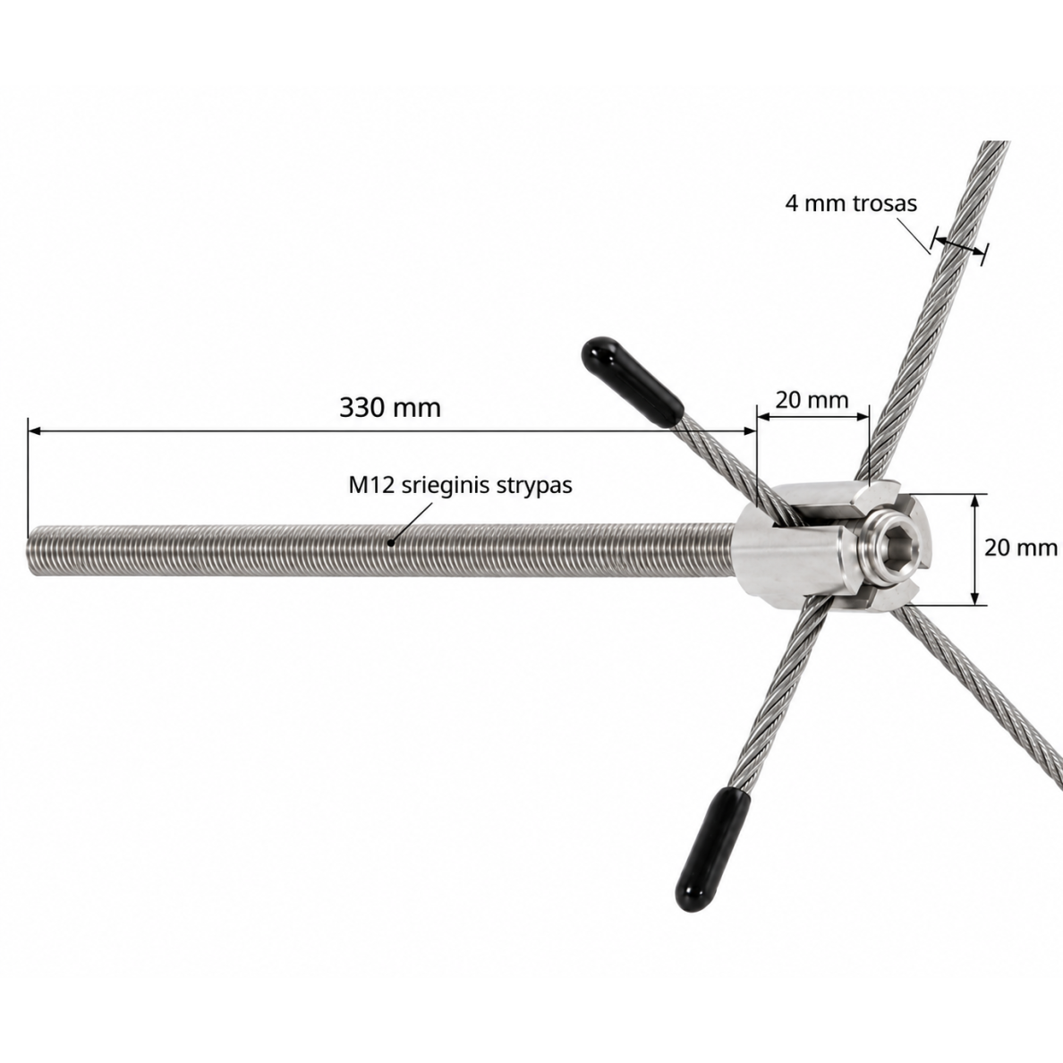 Climbing Plant Cable Holder 2