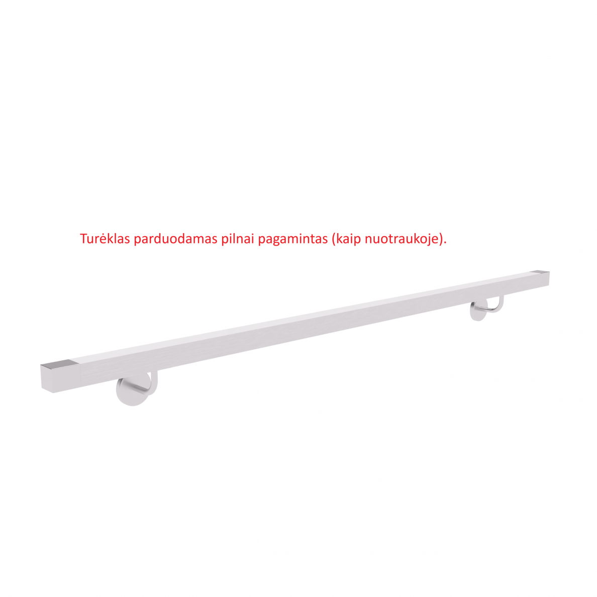 Sieninis turėklas 40x40/L1500mm 1 Sieninis turėklas 40x40/L1500mm 1