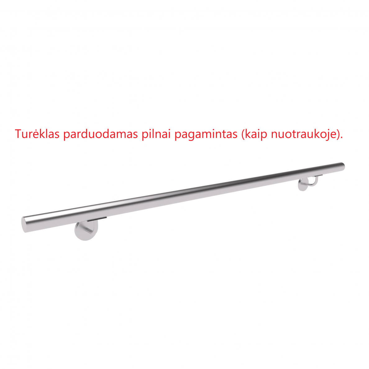 Sieninis turėklas D42/L1500mm 1 Sieninis turėklas D42/L1500mm 1