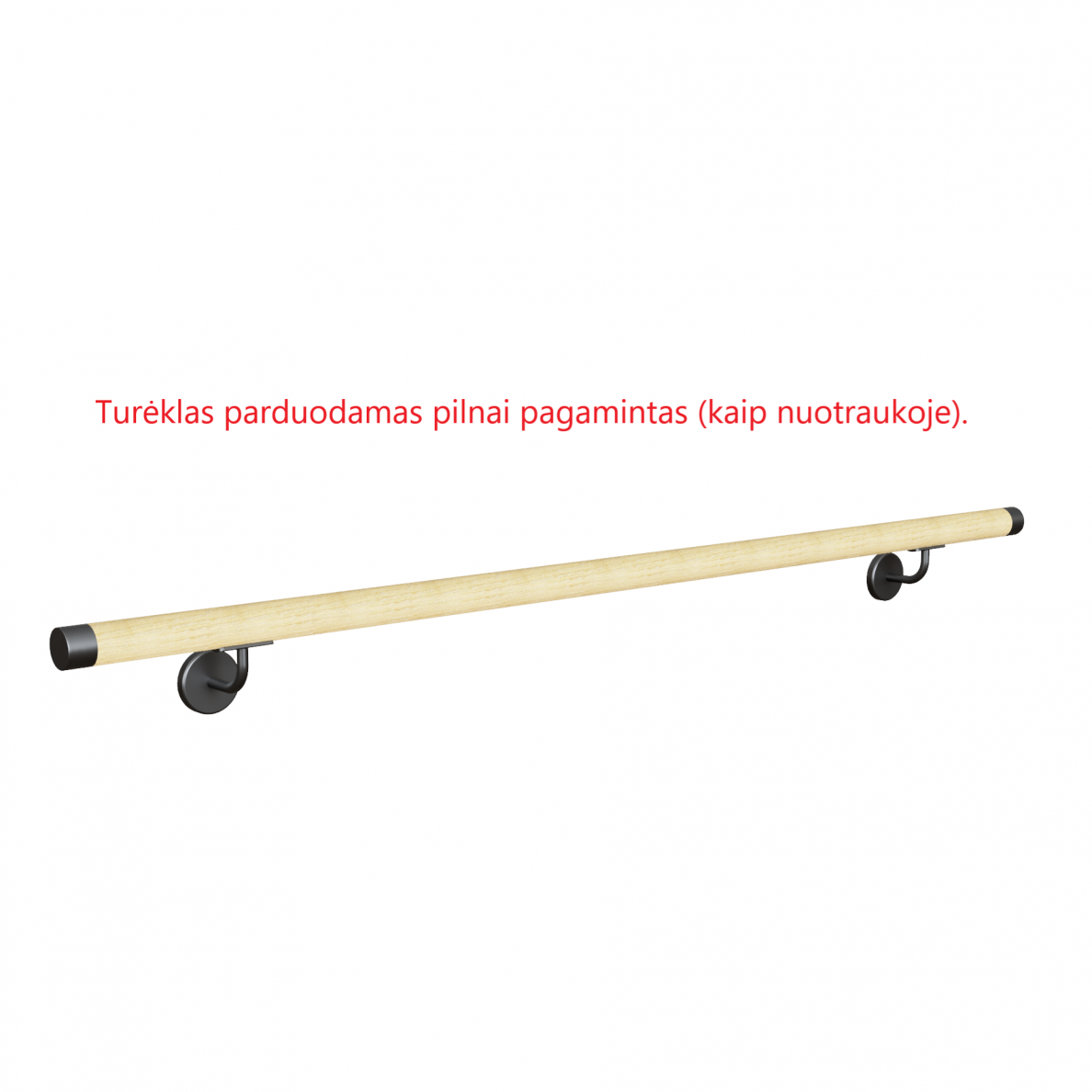 Sieninis turėklas D42/L1500mm 1 Sieninis turėklas D42/L1500mm 1