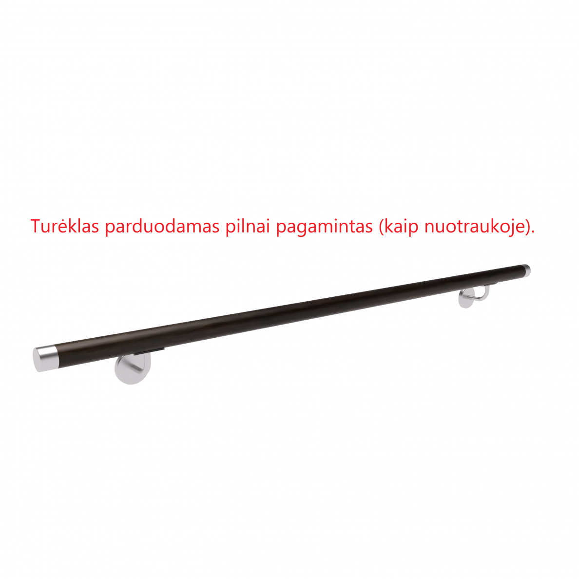Sieninis turėklas D42/L2000mm 1 Sieninis turėklas D42/L2000mm 1