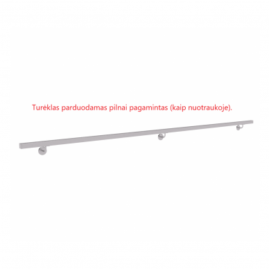 Sieninis turėklas 40x40/L3000mm 1 Sieninis turėklas 40x40/L3000mm 1