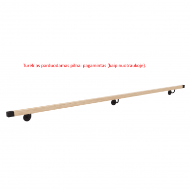 Sieninis turėklas 40x40/L3000mm 1 Sieninis turėklas 40x40/L3000mm 1