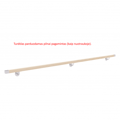 Sieninis turėklas 40x40/L3000mm 1 Sieninis turėklas 40x40/L3000mm 1